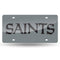 LZS Laser Cut Tag (Silver Packaged) NFL Saints Wordmark (Silver Base) Laser Tag RICO