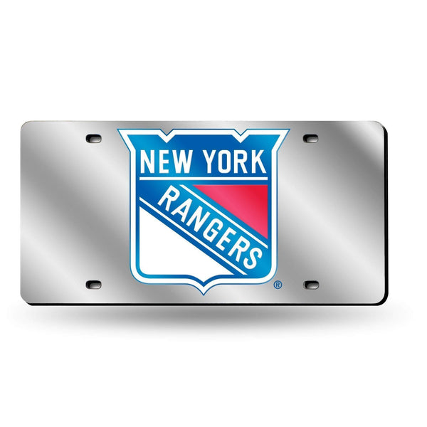 LZS Laser Cut Tag (Silver Packaged) NHL NY Rangers Laser Tag (Silver) RICO