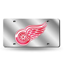 LZS Laser Cut Tag (Silver Packaged) NHL Red Wings Laser Tag (Silver) RICO
