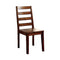 Maddison Contemporary Side Chair, Tobacco Oak Finish, Set Of 2-Armchairs and Accent Chairs-Tobacco Oak-Wood-JadeMoghul Inc.