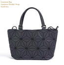Maelove Luminous bag Women Geometry Diamond Tote Quilted Shoulder Bags Laser Plain Folding Handbags Hologram Free Shipping-luminou handle small 1-JadeMoghul Inc.