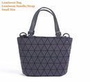 Maelove Luminous bag Women Geometry Diamond Tote Quilted Shoulder Bags Laser Plain Folding Handbags Hologram Free Shipping-luminous handlesmall-JadeMoghul Inc.