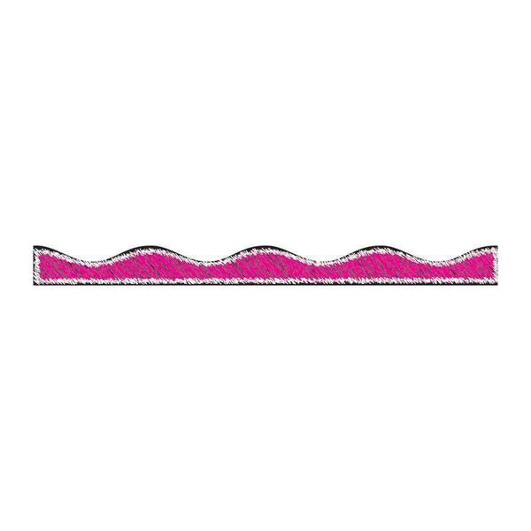 MAGENTA SCRIBBLE CHALK BORDER-Supplies-JadeMoghul Inc.