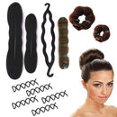 Magic Donut Bun Maker DIY Women Hair Accessories Braid Styling Hairpins Barrettes Twist Hair Clips Hairstyle Braiding Tools AExp