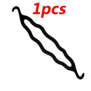 Magic Hair Styling Accessories Hairpin DIY Hair Braiding Braider Tool Twist Bun Barrette Elastic Hair Clips for Women Headband AExp