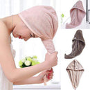 Magic Microfiber Hair Fast Drying Dryer Towel Bath Wrap Hat Quick Cap Turban Dry AExp
