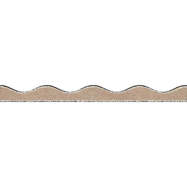 MAGNETIC BORDER BURLAP SCRIBBLE-Supplies-JadeMoghul Inc.