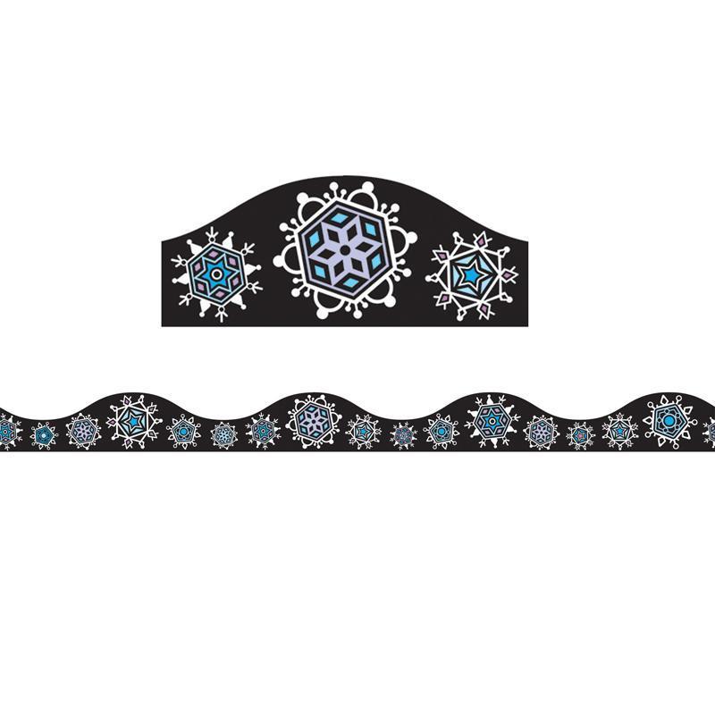 MAGNETIC BORDER SNOWFLAKES 1W-Supplies-JadeMoghul Inc.