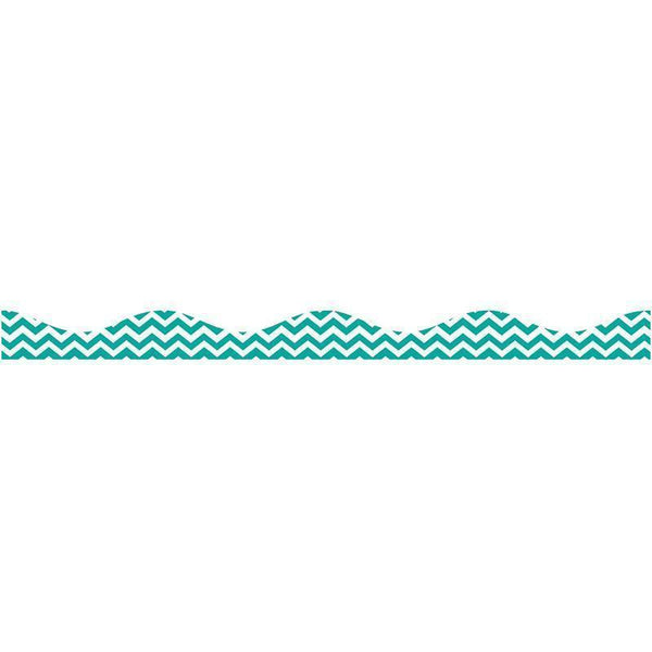 MAGNETIC BORDER TURQUOISE CHEVRON-Supplies-JadeMoghul Inc.