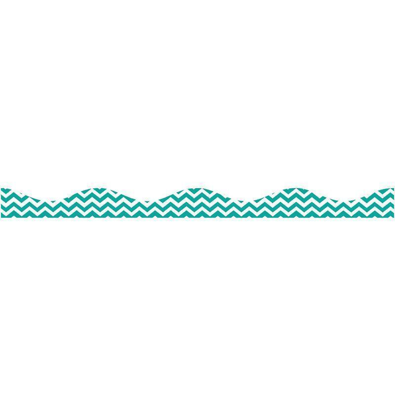 MAGNETIC BORDER TURQUOISE CHEVRON-Supplies-JadeMoghul Inc.