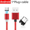 Magnetic charge Cable For iPhone Samsung Android Fast Charging Magnet Charger Micro USB Type C Cable Mobile Phone Cord Wire AExp
