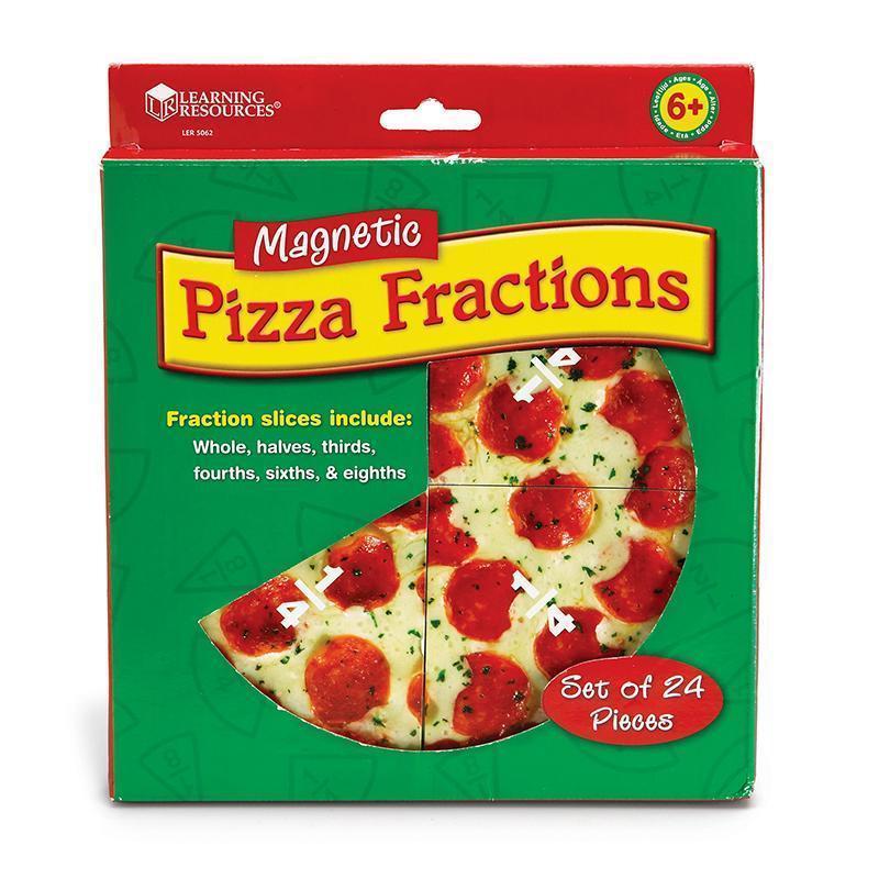 MAGNETIC PIZZA FRACTION SET-Learning Materials-JadeMoghul Inc.