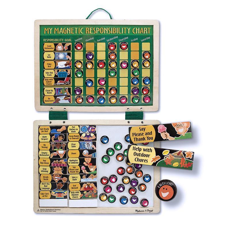 MAGNETIC RESPONSIBILITY CHART-Toys & Games-JadeMoghul Inc.