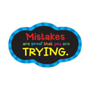 MAGNETIC WHITBOARD MISTAKE QUOTE-Learning Materials-JadeMoghul Inc.