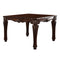 Magnificent Counter Height Table, Cherry Brown-Console Tables-Cherry Brown-Wood Poplar WoodWood Veneer MDFPolyResin Dcor-JadeMoghul Inc.