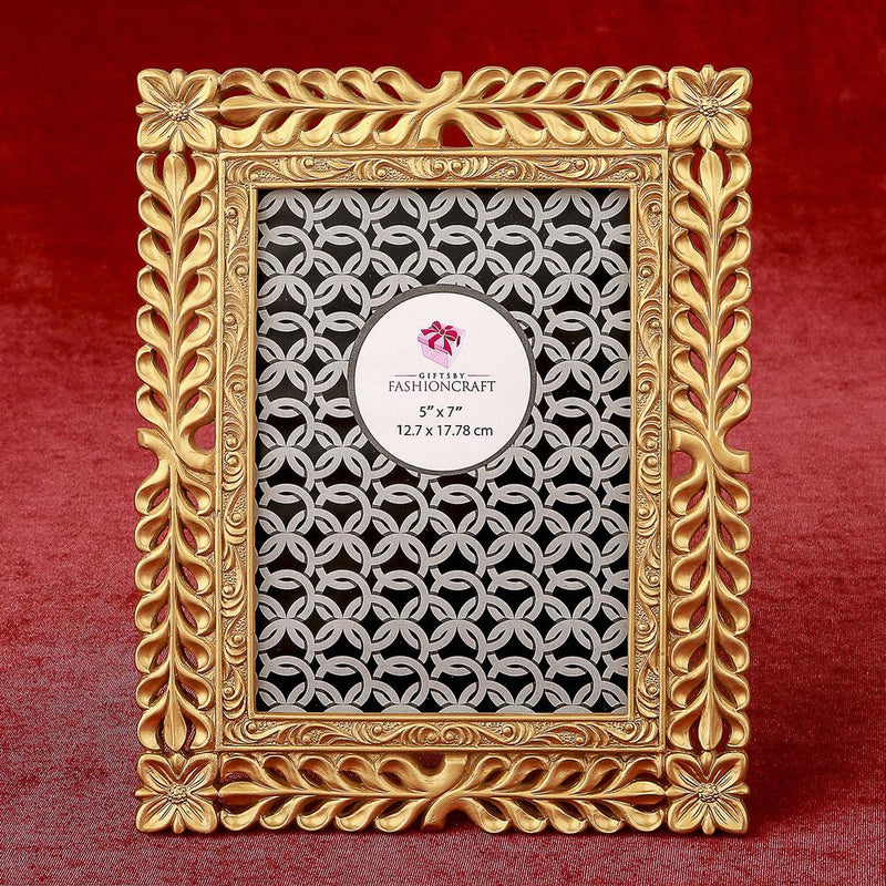 Magnificent Gold Lattice 5 x 7 frame from gifts by fashioncraft-Personalized Gifts By Type-JadeMoghul Inc.