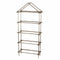 Magnificently Crafted Bamboo Etagere-Display and Wall Shelves-Gold-metalmarble-JadeMoghul Inc.