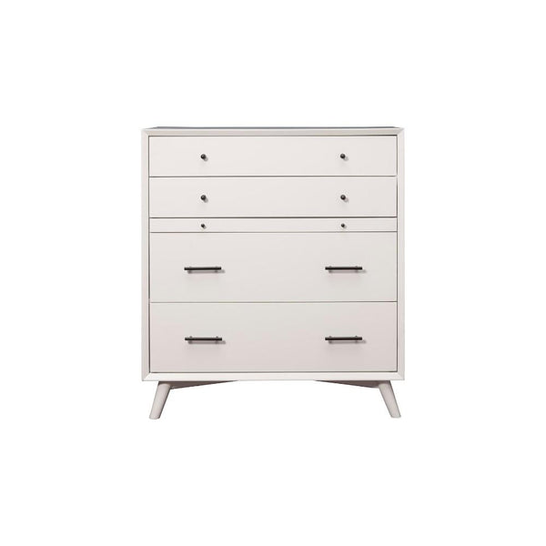 Mahogany Wood Multifunctional Chest, White-Accent Chests and Cabinets-White-Mahogany Solids & Okoume Veneer-JadeMoghul Inc.
