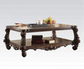 Majestic Coffee Table, Cherry Oak-Coffee Tables-Oak Brown-Aspen Wood Poly Resin Decor-JadeMoghul Inc.