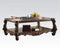 Majestic Coffee Table, Cherry Oak-Coffee Tables-Oak Brown-Aspen Wood Poly Resin Decor-JadeMoghul Inc.