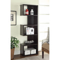Majestic Semi-Backless Wooden bookcase, Brown-Book Cases-BROWN-MELAMINE PAPER-JadeMoghul Inc.