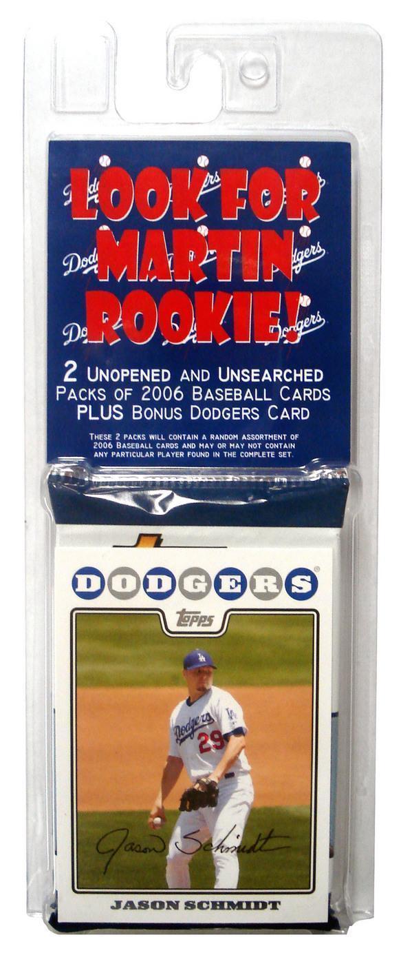 Major League Baseball-MLB Los Angeles Dodgers "Find the Martin Rookie Card" 2-Pack-MLB-JadeMoghul Inc.