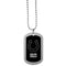 Major Sports Accessories NFL - Indianapolis Colts Chrome Tag Necklace JM Sports-7