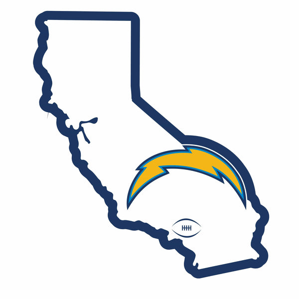 Major Sports Accessories NFL - Los Angeles Chargers Home State 11 Inch Magnet JM Sports-7