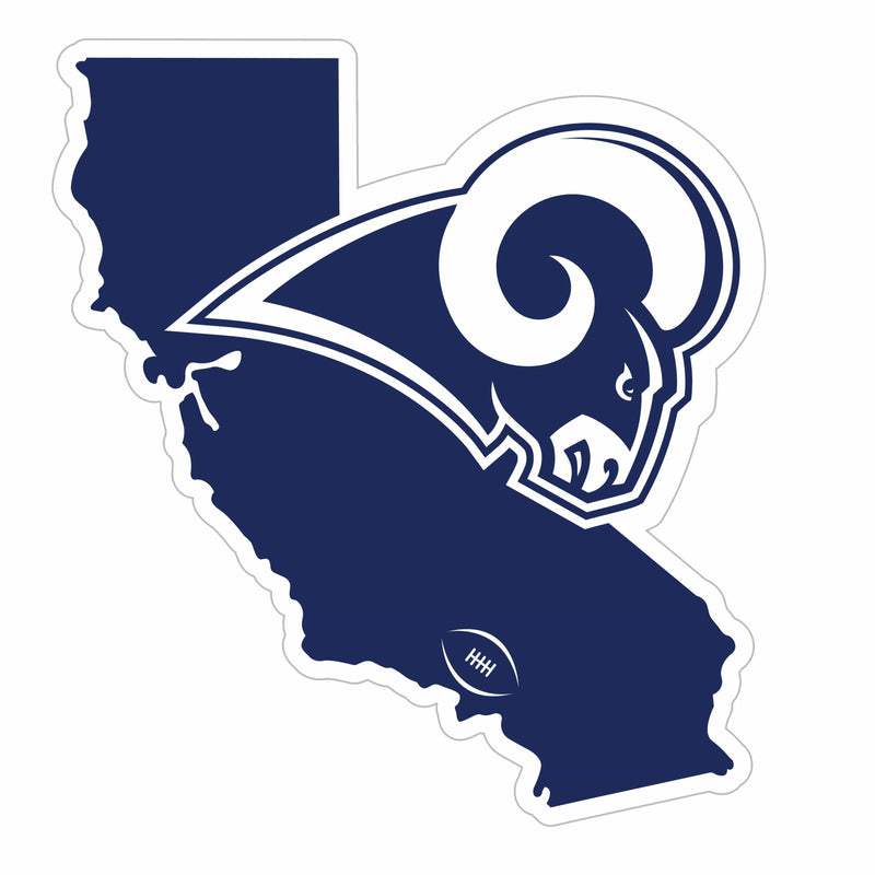 Major Sports Accessories NFL - Los Angeles Rams Home State 11 Inch Magnet JM Sports-7