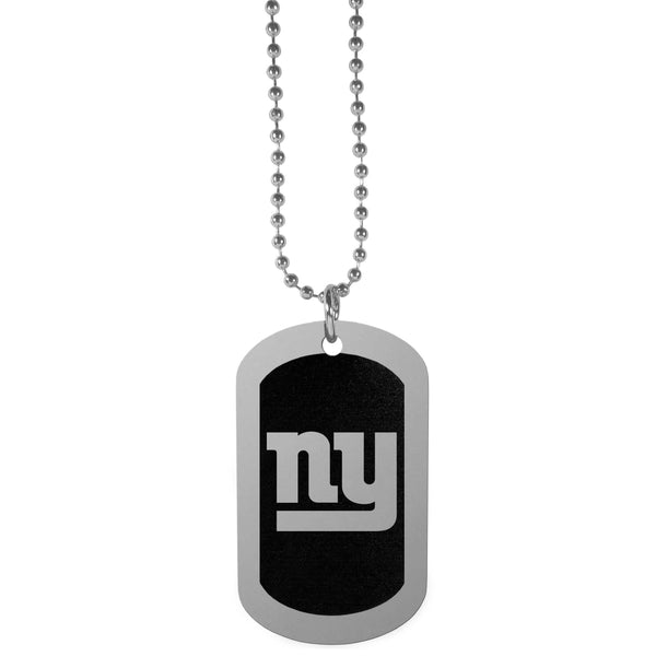 Major Sports Accessories NFL - New York Giants Chrome Tag Necklace JM Sports-7