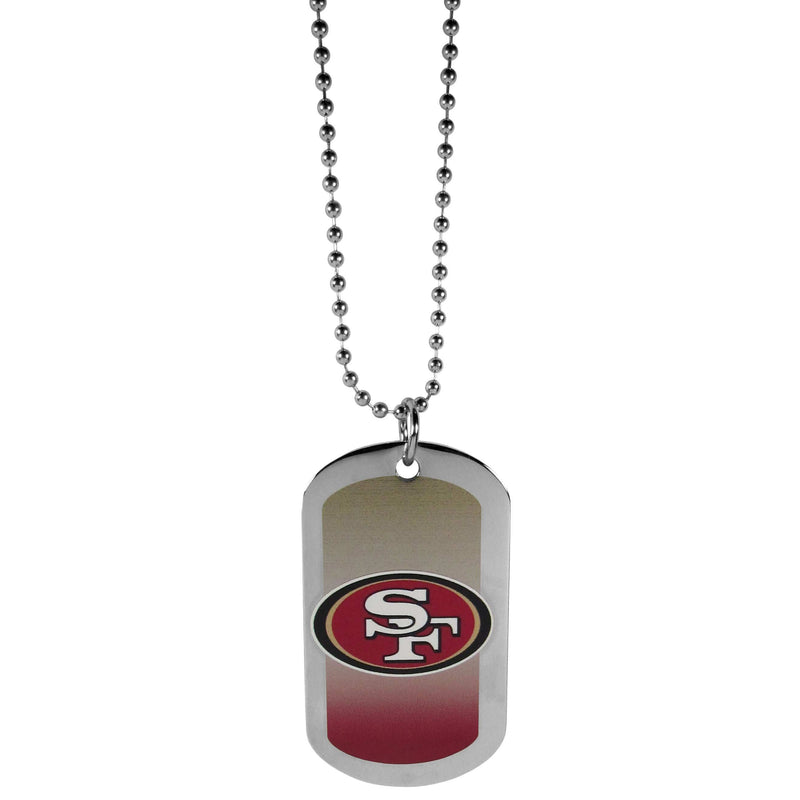 Major Sports Accessories NFL - San Francisco 49ers Team Tag Necklace JM Sports-7