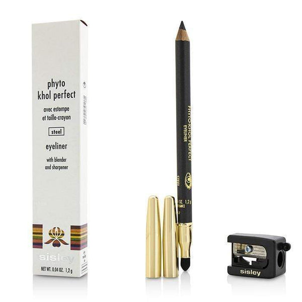 Make Up Phyto Khol Perfect Eyeliner (With Blender and Sharpener) - # Steel - 1.2g-0.04oz Sisley