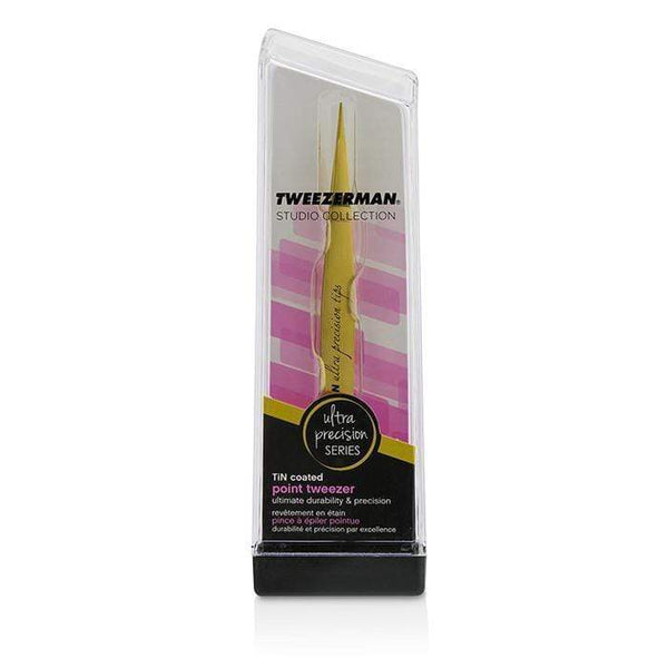 Make Up Point Tweezer Ultra Precision (Tin Coated) (Studio Collection) - - Tweezerman