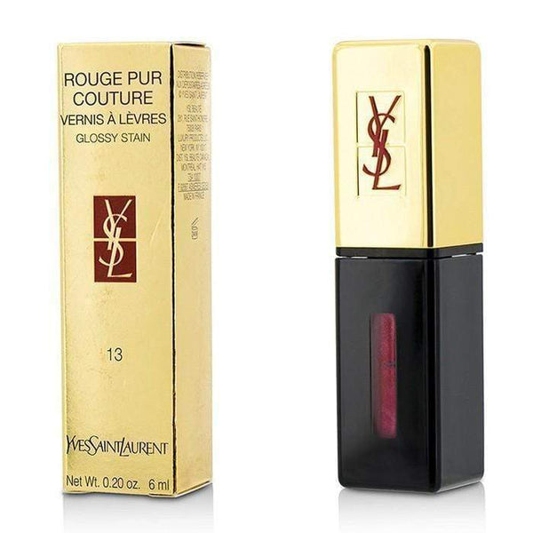 Make Up Rouge Pur Couture Vernis a Levres Glossy Stain - # 13 Rose Tempura - 6ml-0.2oz Yves Saint Laurent