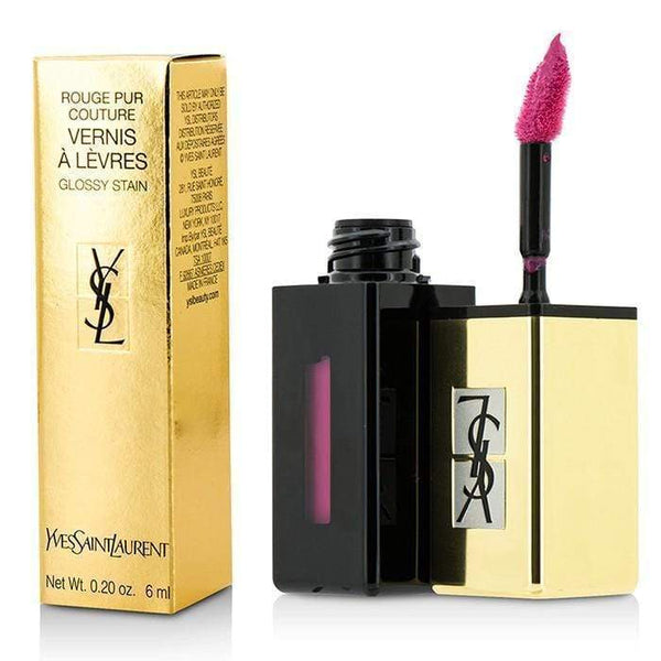 Make Up Rouge Pur Couture Vernis A Levres Pop Water Glossy Stain - #206 Misty Pink - 6ml-0.2oz Yves Saint Laurent