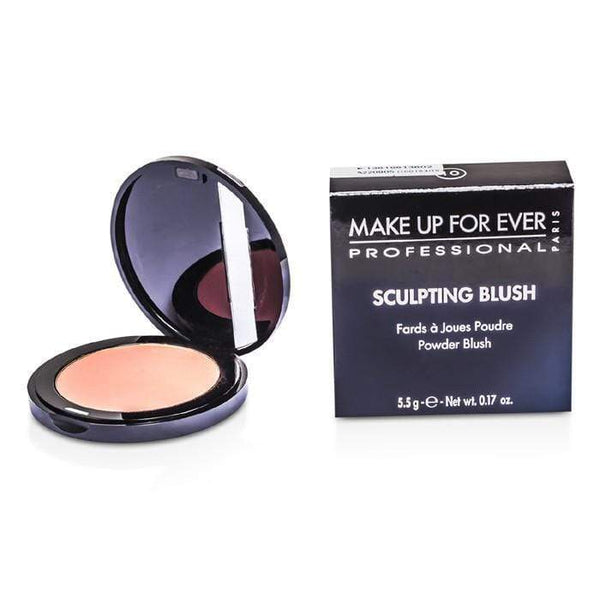 Make Up Sculpting Blush Powder Blush - #10 (Satin Peach Pink) - 5.5g-0.17oz Make Up For Ever