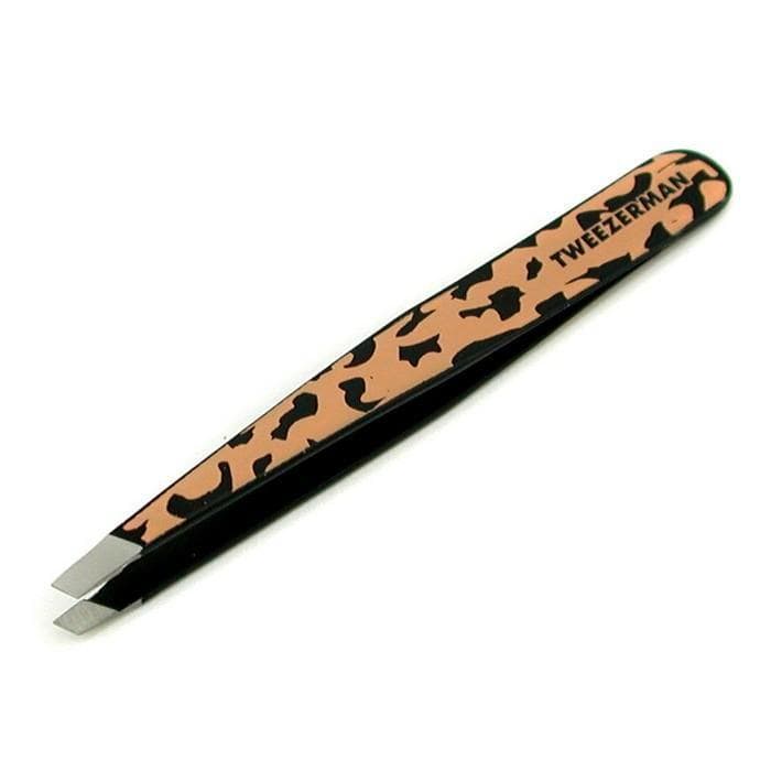 Make Up Slant Tweezer (Pattern Prints) - Animal Print/ Leopard Tweezerman