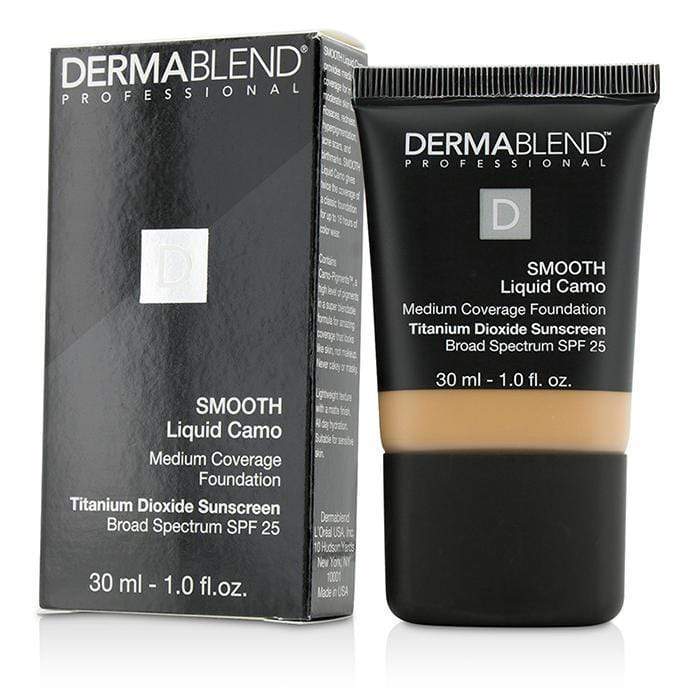 Make Up Smooth Liquid Camo Foundation SPF 25 (Medium Coverage) - Honey Beige (50C) - 30ml-1oz Dermablend