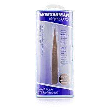 Makeup Professional Slant Tweezer - Rose Gold - - Tweezerman