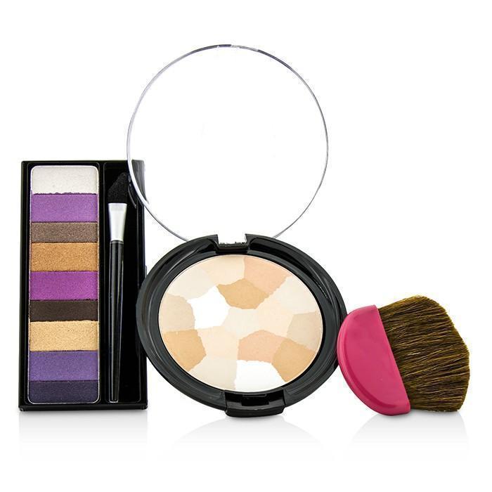 Makeup Set 8661: 1x Shimmer Strips Eye Enhancing Shadow, 1x Powder Palette, 1x Applicator - 3pcs-Make Up-JadeMoghul Inc.