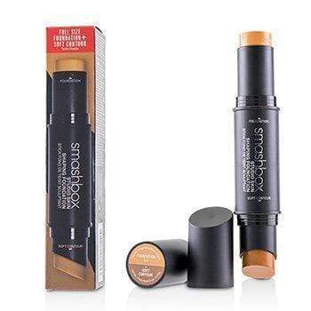 Makeup Studio Skin Shaping Foundation + Soft Contour Stick - # 3.3 Warm Medium Beige - 11.75g/0.4oz Smashbox