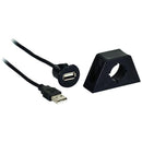 Male to Female USB Cable with Mount-Installation & Hook-Up Accessories-JadeMoghul Inc.