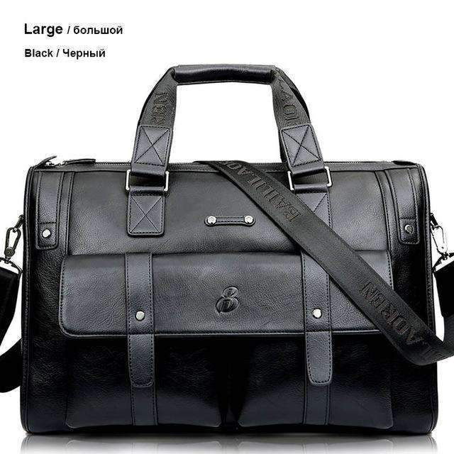Man Bag Leather Black Briefcase Men Business Handbag Messenger Bags-Black Large-(30cm<Max Length<50cm)-JadeMoghul Inc.