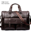 Man Bag Leather Black Briefcase Men Business Handbag Messenger Bags-Brown Large-(30cm<Max Length<50cm)-JadeMoghul Inc.