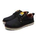 Man Casual Shoes / PU Leather Men Work Shoes-Black-6-JadeMoghul Inc.