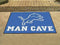 Man Cave All-Star Door Mat NFL Detroit Lions Man Cave All-Star Mat 33.75"x42.5" FANMATS