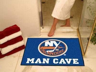 Man Cave All-Star Door Mat NHL New York Islanders Man Cave All-Star Mat 33.75"x42.5" FANMATS