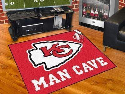 Man Cave All-Star Floor Mats NFL Kansas City Chiefs Man Cave All-Star Mat 33.75"x42.5" FANMATS