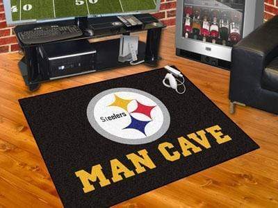 Man Cave All-Star Floor Mats NFL Pittsburgh Steelers Man Cave All-Star Mat 33.75"x42.5" FANMATS