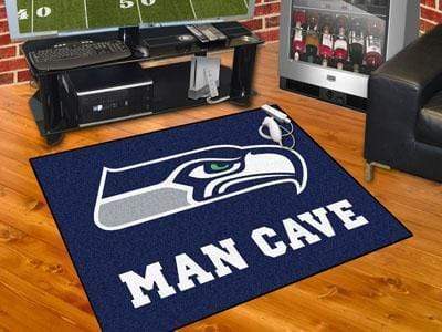 Man Cave All-Star Floor Mats NFL Seattle Seahawks Man Cave All-Star Mat 33.75"x42.5" FANMATS